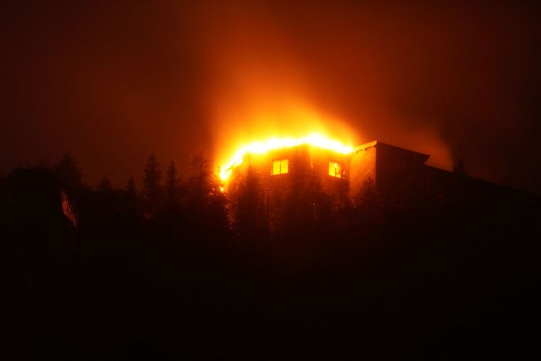 Brand im Kehlsteinhaus