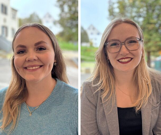 Klaudia Laksa aus Besigheim (links) und Vanessa Fischer aus Ditzingen bewerben sich um das Amt der Württemberger Weinkönigin.