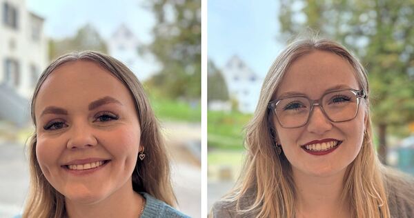 Klaudia Laksa aus Besigheim (links) und Vanessa Fischer aus Ditzingen bewerben sich um das Amt der Württemberger Weinkönigin.