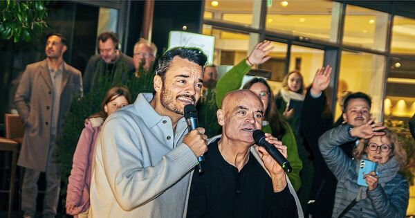 Trotz Regen: Gerlingen feiert lange Einkaufsnacht mit Kunst und Musik