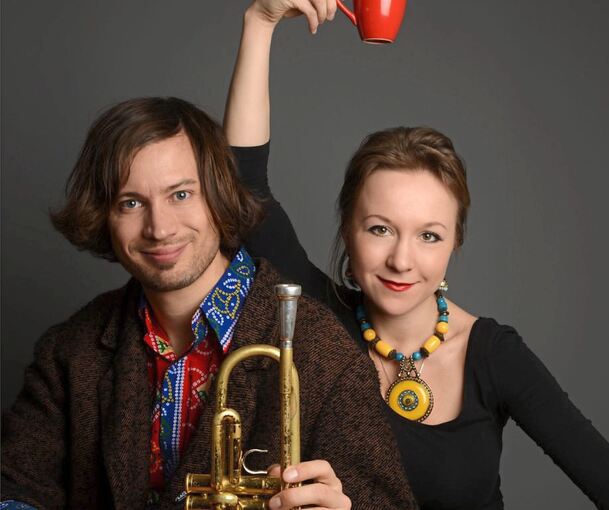 Charismatisches Duo: Matthias Schriefl und Tamara Lukasheva.