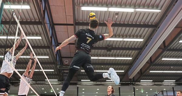 Erfolgreich gespielt, Stimmung super: Die Barock Volleys sind mit ihrem Ligastart zufrieden.