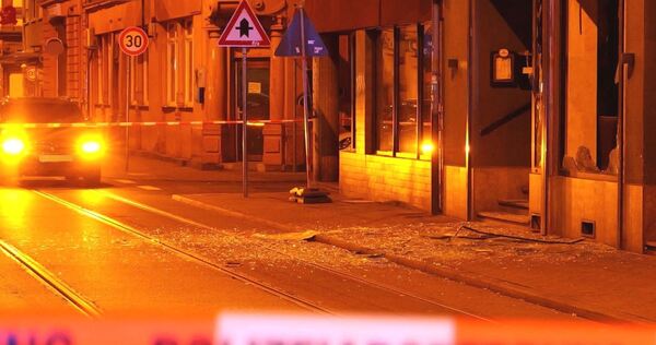 Explosion in Mannheimer Cafe Explosion in Mannheimer Cafe