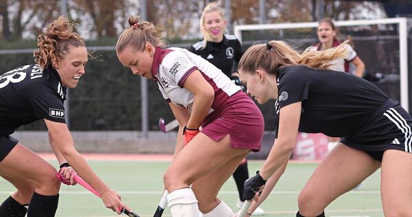 Schwerer Stand: Ludwigsburgs Greta Meissner (Mitte) unter Druck. Schwerer Stand: Ludwigsburgs Greta Meissner (Mitte) unter Druck.