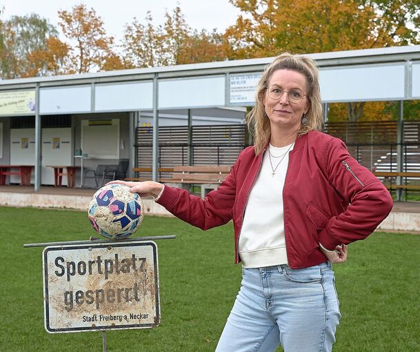 Der Lugaufsportplatz ist gesperrt. Verena Ziegler kämpft nach wie vor dafür, dass die Anlage zu einem Kunstrasenspielfeld umgebaut wird.