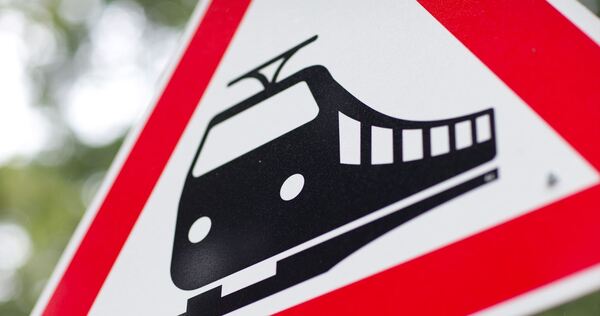 Unfall am Bahnübergang