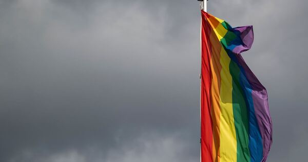 Regenbogenflagge in Stuttgart Regenbogenflagge in Stuttgart