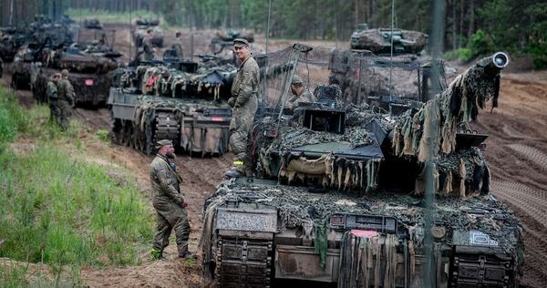 Übung der Panzerbrigade 45 Litauen