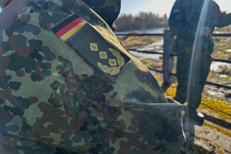 Generalleutnant Freuding in Narva/Estland Generalleutnant Freuding in Narva/Estland