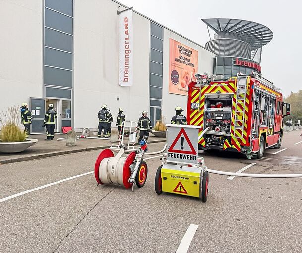Das Feuer wird schnell gelöscht. Das Feuer wird schnell gelöscht.