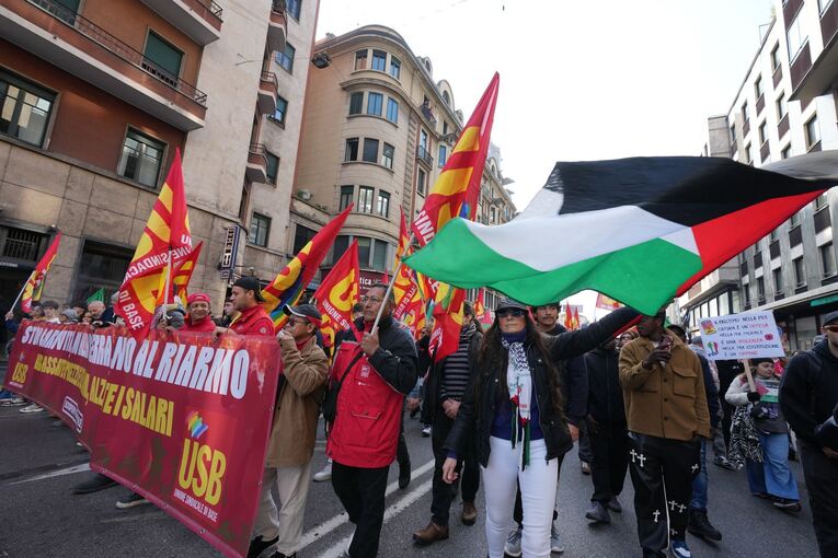 Generalstreik in Italien - Mailand Generalstreik in Italien - Mailand