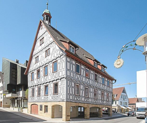 Hier wollen sie hin: Das Rathaus in Oberstenfeld wird für den neuen Bürgermeister nach der Wahl zum Dienstsitz.